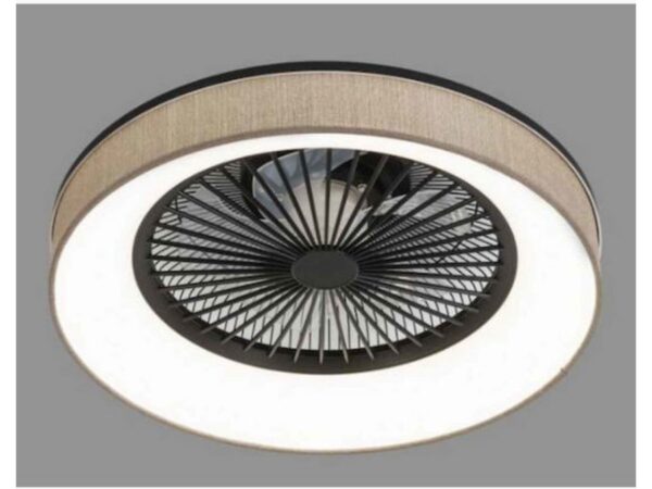 Lineme Ανεμιστήρας Οροφής 53cm με Φως και Τηλεχειριστήριο Μπεζ