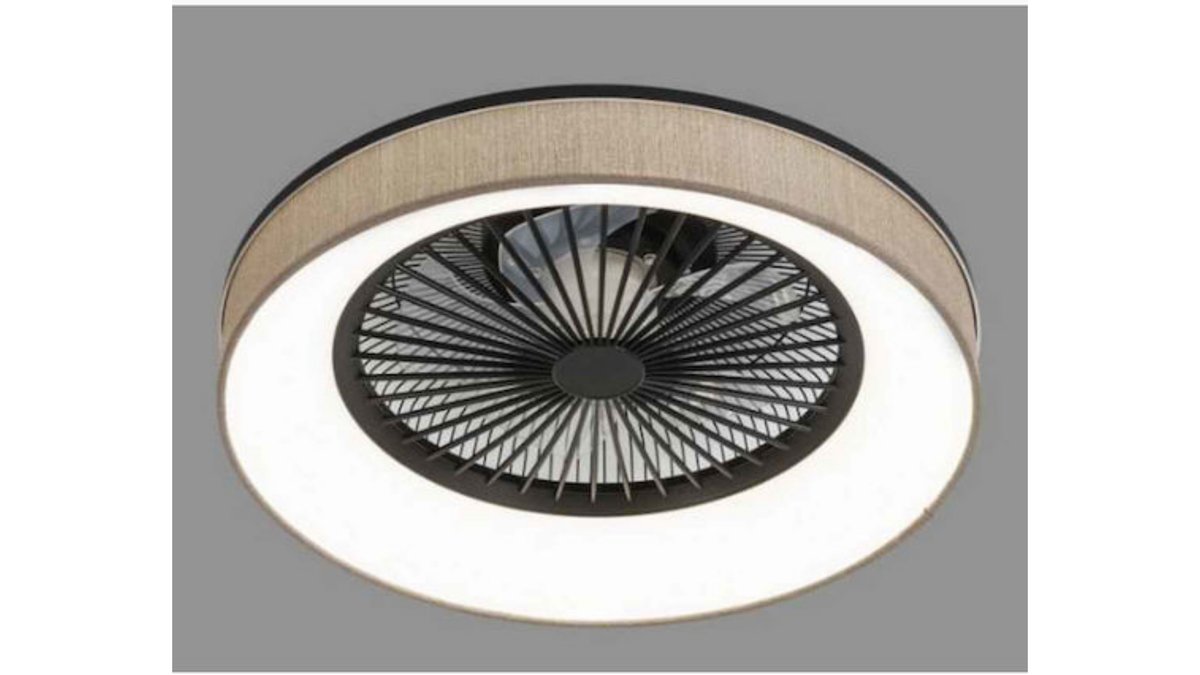 Lineme Ανεμιστήρας Οροφής 53cm με Φως και Τηλεχειριστήριο Μπεζ - Image 1