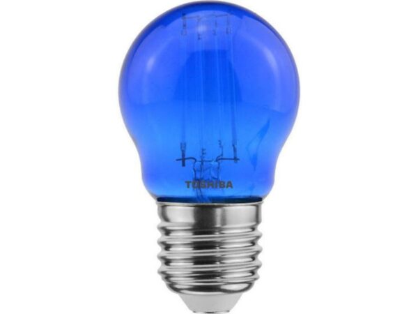 Toshiba Λάμπα LED 4.5W για Ντουί E27 και Σχήμα G45 Μπλε