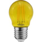 Toshiba Λάμπα LED για Ντουί E27 και Σχήμα G45 Κίτρινο
