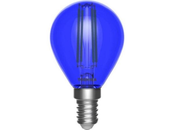 Toshiba Λάμπα LED για Ντουί E14 και Σχήμα G45 Μπλε