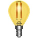 Toshiba Λάμπα LED για Ντουί E14 και Σχήμα G45 Κίτρινο  Toshiba Λάμπα LED για Ντο