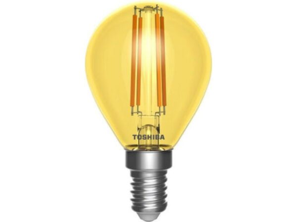 Toshiba Λάμπα LED για Ντουί E14 και Σχήμα G45 Κίτρινο  Toshiba Λάμπα LED για Ντο