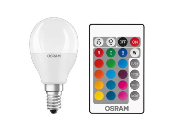 Λαμπτήρας LED Osram/Ledvance E14 4.9W Star+ drop matt Remote
