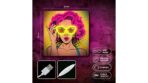 Neon ART LED POWER WOMAN yellow-purple usb με διακόπτη on off & dimmer