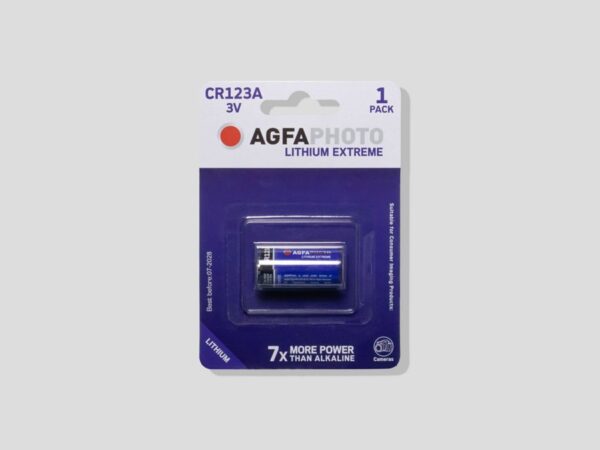 AgfaPhoto Lithium Photo Μπαταρία CR123Α 3V 1τμχ