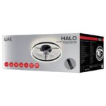 LIFE HALO Ανεμιστήρας οροφής με LED φωτιστικό και τηλεχειριστήριο, 20W