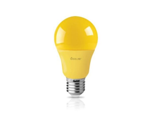 ΛΑΜΠΑ LED 8W A60 2500k ΚΙΤΡΙΝΟΣ buglight