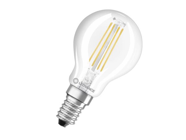 Λάμπα Led σφαιρική διαφανές Filament E14 5.9w/830 θερμό λευκό 3000k  LEDVANCE