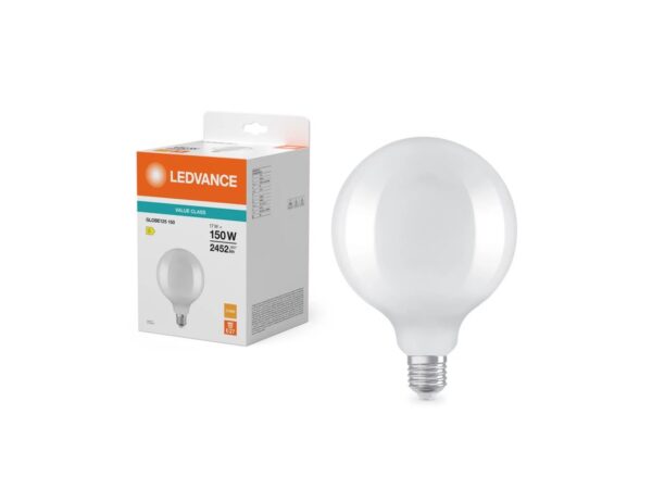 Ledvance/Osram Λάμπα LED 17W για Ντουί E27 και Σχήμα G125 2700K 2452lm