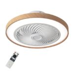 LiFE LIBECCIO 2 Ανεμιστήρας οροφής DC 19"με LED φωτιστικό και τηλεχειριστήριο, 32W