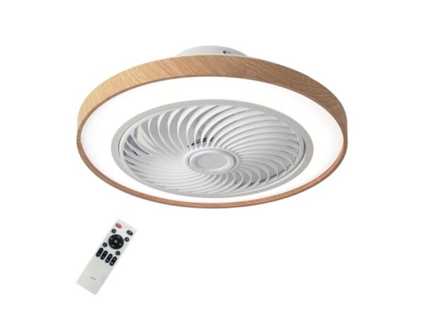 LiFE LIBECCIO 2 Ανεμιστήρας οροφής DC 19"με LED φωτιστικό και τηλεχειριστήριο, 32W