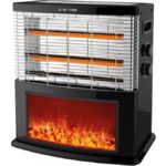 Eurolamp Σόμπα Χαλαζία με Θερμοστάτη 2000W