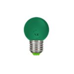 Λάμπα Led, E27, 1.3W, ΠΡΑΣΙΝΗ, μίνι σφαίρα, πλαστική