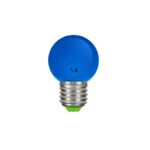 Λάμπα Led, E27, 1.3W, ΜΠΛΕ, N/Alm, μίνι σφαίρα, πλαστική