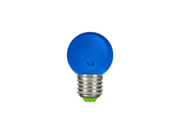 Λάμπα Led, E27, 1.3W, ΜΠΛΕ, N/Alm, μίνι σφαίρα, πλαστική