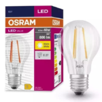 Osram/Ledvance Λάμπα LED Ντουί E27 6.5w και Σχήμα A60 Θερμό Λευκό 806lm FILAMENT 2700K
