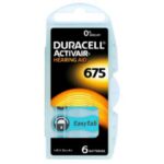 Μπαταρίες βαρηκοΐας Duracell Activair EasyTab 675 (PR44)