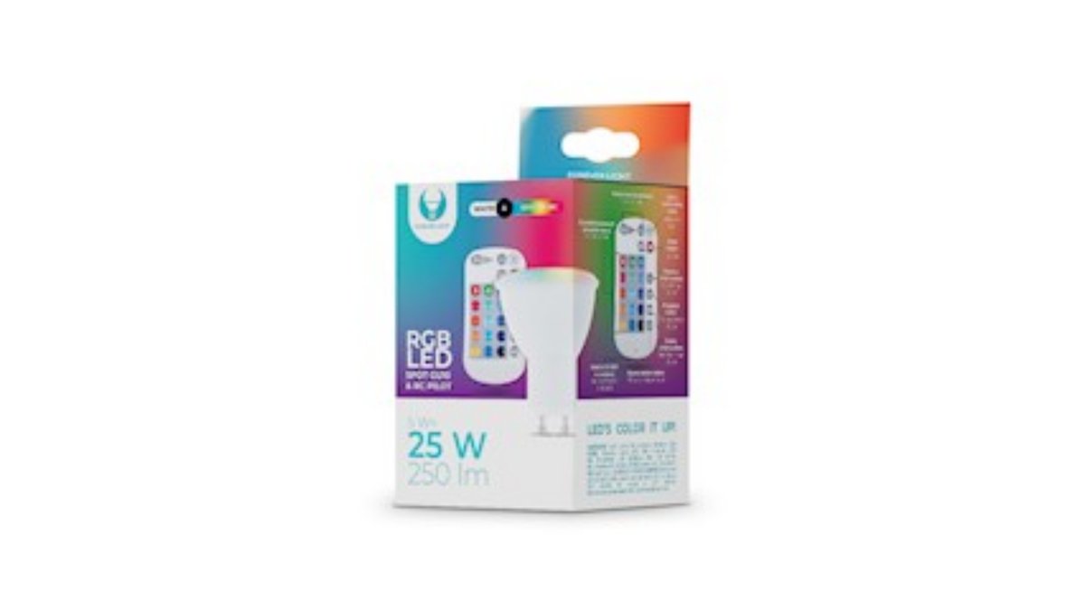 8e2d3b5e-874a-11f0-a386-6a18e0107464_205284_oryg Λάμπα LED GU10 RGB + Λευκό 5W + RC Forever Light - Image 1