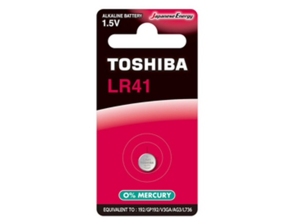 TOSHIBA ΜΠΑΤΑΡΙA ΑΛΚΑΛΙΚΗ LR41