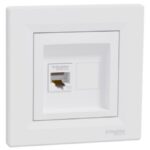 Asfora πρίζα πληροφορικής RJ45 cat6 U/UTP μονή