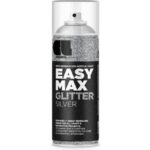 Cosmos Lac Σπρέι Βαφής Easy Max Ακρυλικό με Glitter Εφέ Silver 400ml
