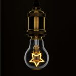 GloboStar Λάμπα E27 A60 Deco Soft Letter Star LED FILAMENT 3W 240 lm 320°