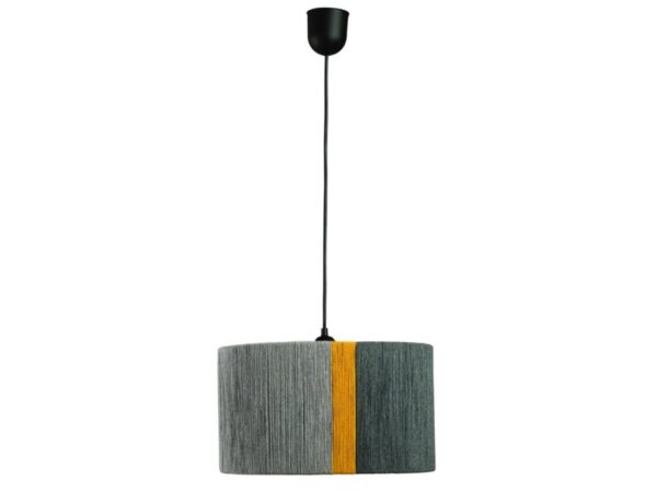 Arkolight Φωτιστικό Μονόφωτο Σχοινί Γκρι-κιτρινο E27 Φ35 (Ρ422-1/35)