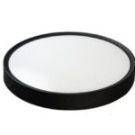 ΠΛΑΦΟΝΙΕΡΑ LED 24W 1600Lm Φ380mm 3CCT 3000-4000-6500K ΜΑΥΡΟ ARTE ILLUMINA MOONLI