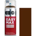 Cosmos Lac Σπρέι Βαφής Easy Max Ακρυλικό με Σατινέ Εφέ Καφέ RAL 8011 400ml
