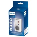 PHILIPS CHP8010W/GRS ΜΟΝΟΠΡΙΖΟ ΑΣΦΑΛΕΙΑΣ ΜΕ 2USB+TYPE-C, 3680W, 380J