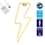 Φωτιστικό Ταμπέλα Φωτεινή Επιγραφή NEON LED Σήμανσης LIGHT STRIKE 5W με Καλώδιο