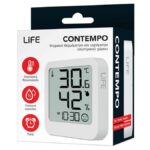 Life Contempo Θερμόμετρo & Υγρασιόμετρo Επιτραπέζιο για Χρήση σε Εσωτερικό Χώρο