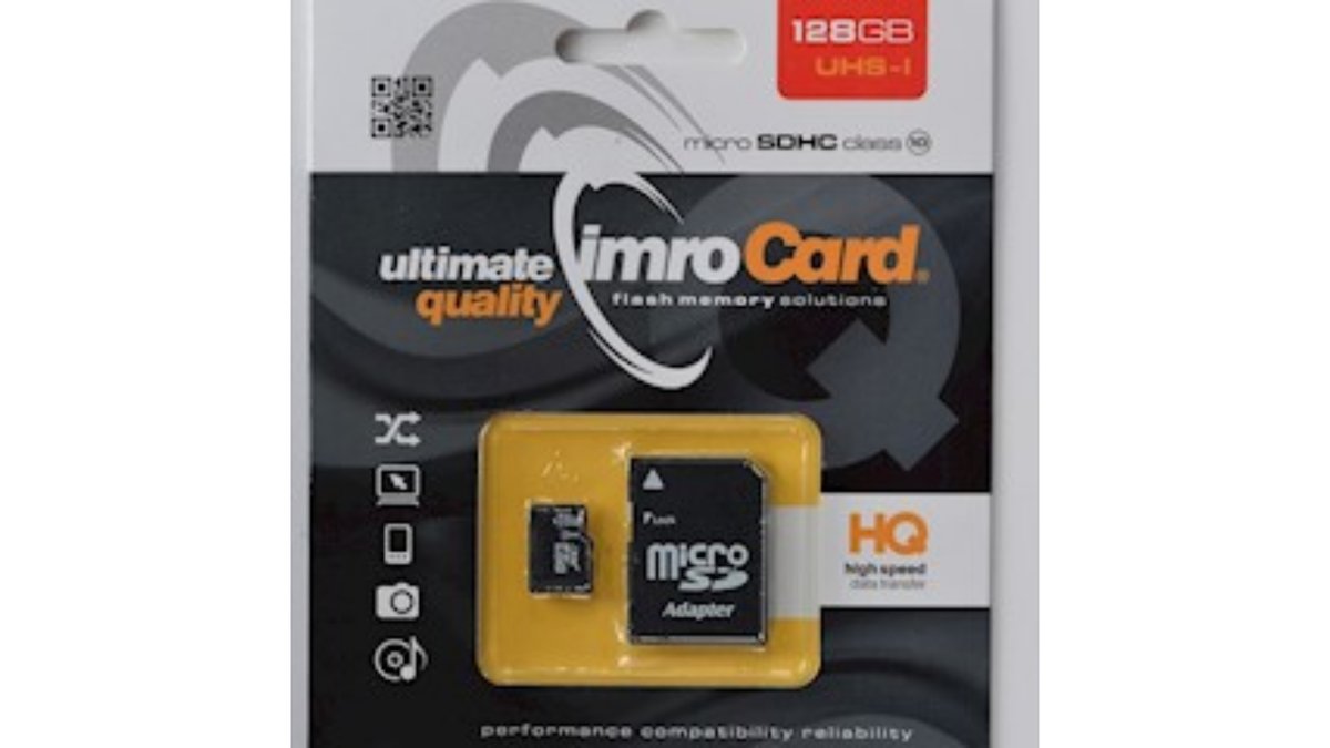 296b9bb2-8749-11f0-9357-f2ccec13c09a_67777_oryg_1_ Imro memory card 128GB microSDHC cl. 10 UHS-I + adapter - Image 1