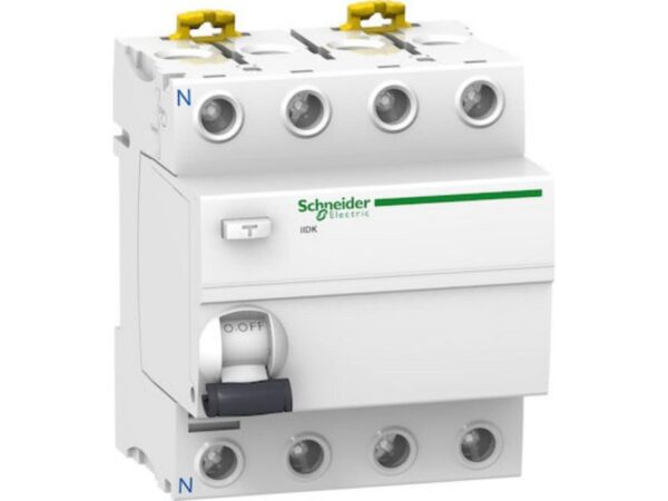 Schneider Electric AC 30mA ACTI 9 IIDK Ρελέ Ράγας Διαρροής 40A Τετραπολικό με Τά