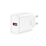 Φορτιστής τοίχου XO CE33 QC 18W 1x USB λευκό