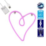Φωτιστικό Ταμπέλα Φωτεινή Επιγραφή NEON LED Σήμανσης CALLIGRAPHIC HEART LINE 5W