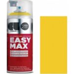 Cosmos Lac Σπρέι Βαφής Easy Max Ακρυλικό με Σατινέ Εφέ Yellow RAL 1018 400ml