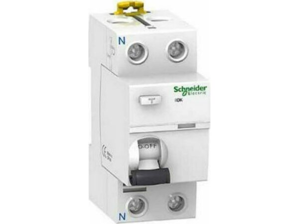 Schneider Electric AC 30mA ACTI 9 IIDK Ρελέ Ράγας Διαρροής 40A Διπολικό με Τάση