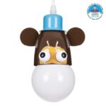 GloboStar® MONKEY 00640 Μοντέρνο Κρεμαστό Παιδικό Φωτιστικό Φιγούρα Μονόφωτο 1