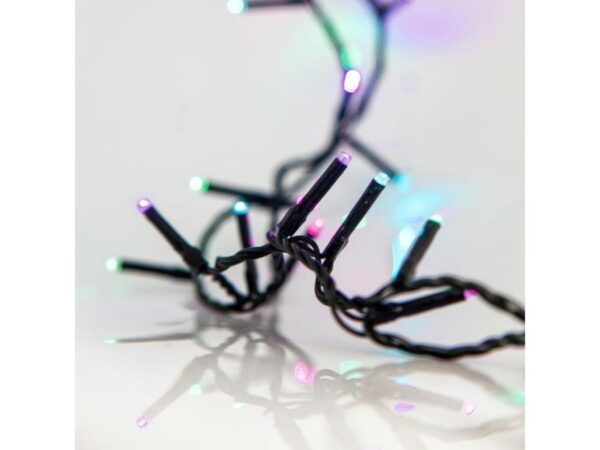 ΣΕΙΡΑ, 300 LED 3mm, 31 ΜΕΤΑΣΧΗΜΑΤΙΣΤΗ, 8 ΠΡΟΓΡΑΜΜΑΤΑ & ΜΝΗΜΗ, ΠΡΑΣΙΝΟ PVC ΚΑΛΩΔ