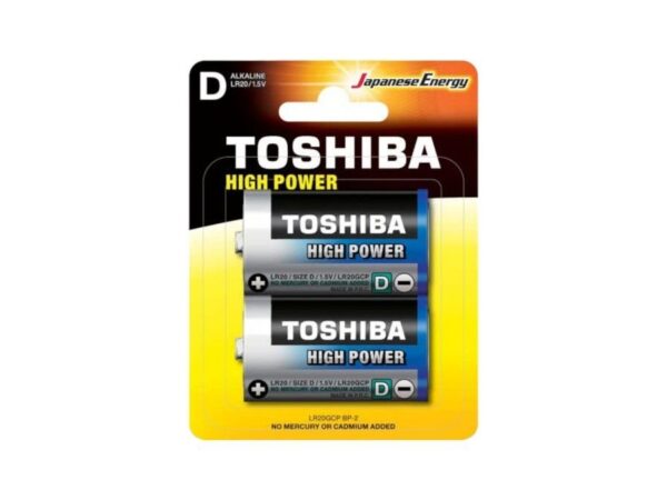 Toshiba Αλκαλικές Μπαταρίες High Power D 2 Μπαταρίες