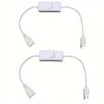 Universal Καλώδιο USB  5V με διακόπτη ON / OFF λευκό