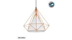 GloboStar® KAIRI 01621 Μοντέρνο Κρεμαστό Φωτιστικό Πλέγμα Μονόφωτο 1 x E27 IP20 - Image 2