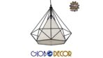 GloboStar® KAIRI 01621 Μοντέρνο Κρεμαστό Φωτιστικό Πλέγμα Μονόφωτο 1 x E27 IP20