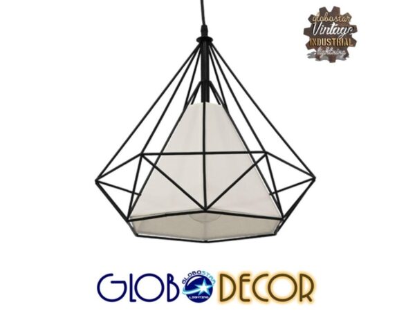 GloboStar® KAIRI 01621 Μοντέρνο Κρεμαστό Φωτιστικό Πλέγμα Μονόφωτο 1 x E27 IP20
