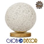 GloboStar® OCEANA 01417 Μοντέρνο Επιτραπέζιο Φωτιστικό Πορτατίφ Μονόφωτο Λευκό
