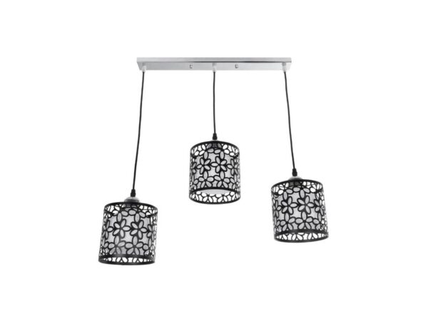 GloboStar® RAINELDA 01247 Μοντέρνο Κρεμαστό Φωτιστικό Πλέγμα Τρίφωτο 3 x E27 IP