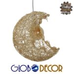 GloboStar® CRESCENT 01222 Vintage Κρεμαστό Φωτιστικό Φιγούρα Μονόφωτο 1 x E27 I