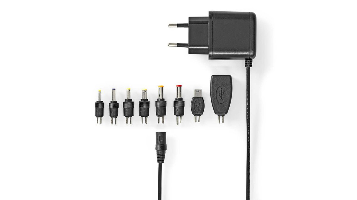 6731da7f66b0360b8a4bb590 NEDIS ACPA111 Universal τροφοδοτικό 12.5W switching με έξοδο 5V και συμπαγή σχεδ - Image 1